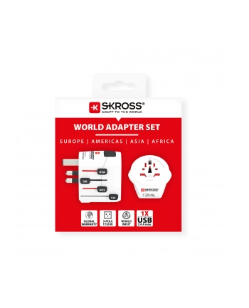 Skross Adapter podróżny PRO 1.302539 (Świat - Polska Świat) (1302539)