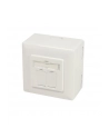 Logilink Cat.6A Wall Outlet 2 X Rj45 Shielded With Backbox Pure White (NP0124) - nr 31