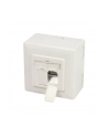 Logilink Cat.6A Wall Outlet 2 X Rj45 Shielded With Backbox Pure White (NP0124) - nr 5