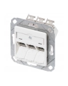 Btr Blumberger 10 X E Dat Moduł Upk Puszka 3 88 Cat.6 R Ws Z Modułami Rj 45 Bez Użycia Narzędzi Czysta Biel - nr 1