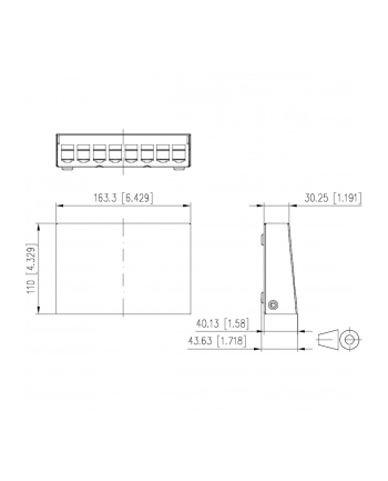 Metz Connect Patchpanel 130861-0802-E 8 Portów Bez Wyposażenia 1 U