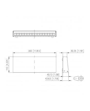 Metz Connect Patchpanel 130861-1602-E 16 Portów Bez Wyposażenia 1 Szt.