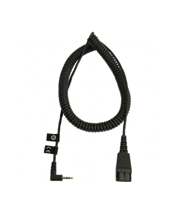 Jabra Kabel QD na 2,5mm, wtyk pod kątem, spiralny, długośc 0,5m-2,0m, Przykładowo dla Panaso (8800-01-46)
