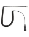 Jabra Kabel QD na 2,5mm, wtyk pod kątem, spiralny, długośc 0,5m-2,0m, Przykładowo dla Panaso (8800-01-46) - nr 5