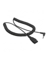 Jabra Kabel QD na 2,5mm, wtyk pod kątem, spiralny, długośc 0,5m-2,0m, Przykładowo dla Panaso (8800-01-46) - nr 8