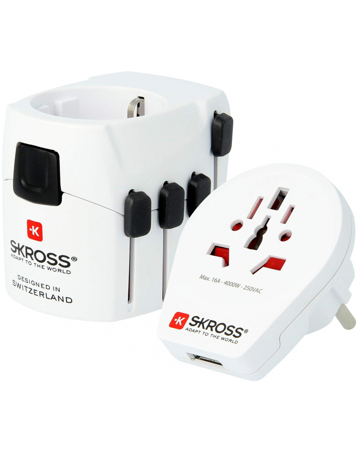 Skross Adapter podróżny PRO 1.302539 (Świat - Polska Świat) (1302539) główny