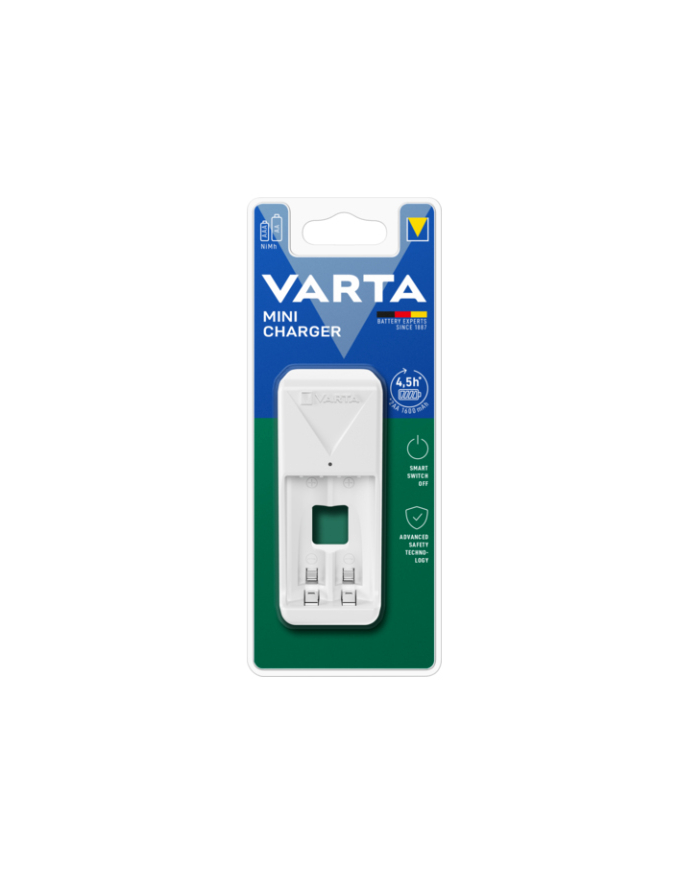 Varta Ładowarka do akumulatorów Mini Charger 57656101451 + 2 akumulatory AA 2100 mAh główny