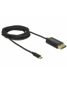 DELOCK DELOCK KABEL USB TYPE-C WTYK DISPLAYPORT WTYK DP-ALT MODE 4K 60 HZ 2 M  () - nr 2