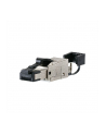 METZ CONNECT BTR C6A RJ45 FIELD PLUG PRO, 1 SZTUKA, 130E405032-E CZARNO, SREBRNY (130E405032E) - nr 1