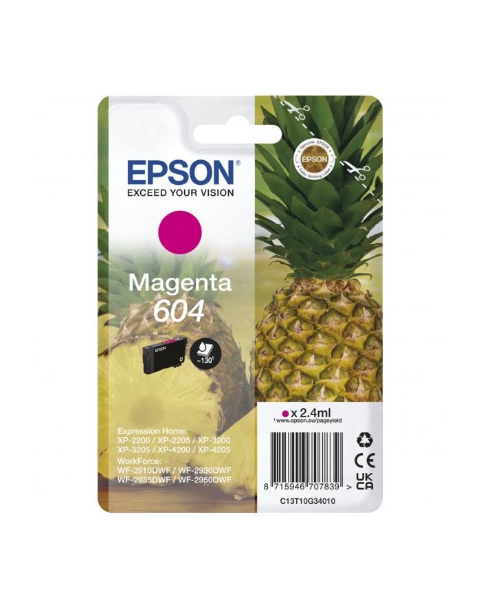 Epson 604 Purpurowy główny
