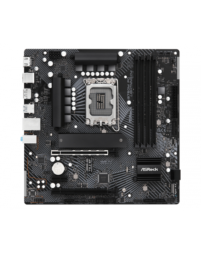 Asrock B760M Pg Lightning/D4 - Motherboard Micro Atx Lga1700 Socket B760 Płyta Główna Intel Ddr4 Ram Micro-Atx (90MXBLY0A0UAYZ) główny