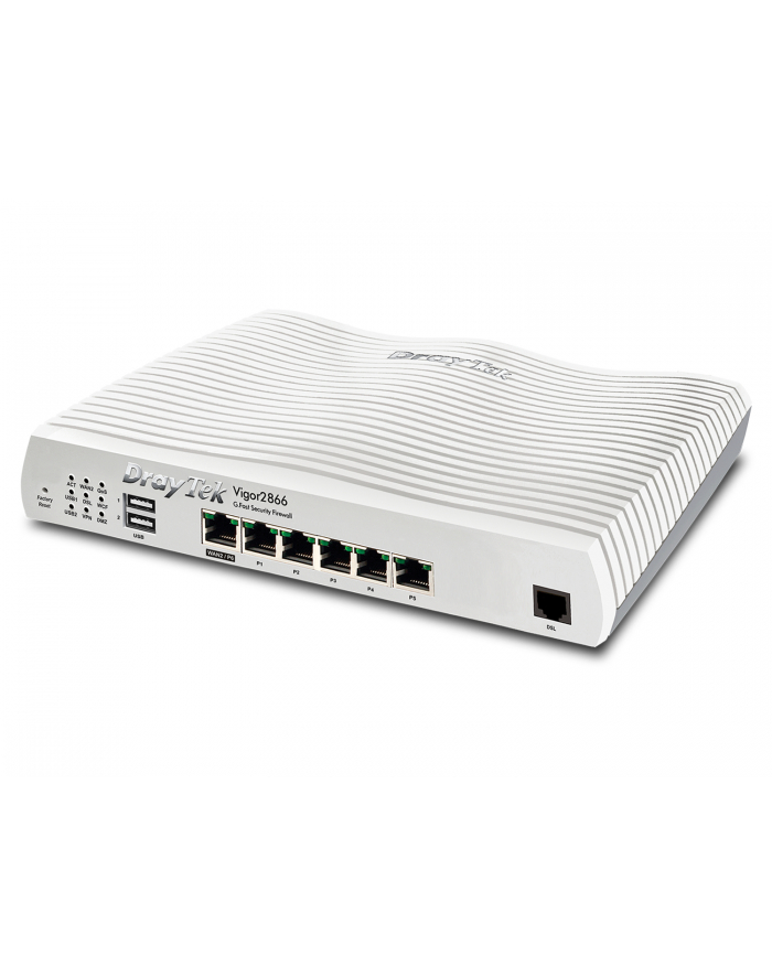 Draytek Vigor 2866 Vdsl2 Super V. Modemrouter M. G.Fast Retail (V2866DEATCH) główny