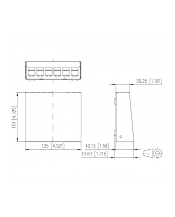 Metz Connect Patchpanel 130861-0602-E 6 Portów Bez Wyposażenia 1 U