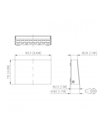 Metz Connect Patchpanel 130861-0802-E 8 Portów Bez Wyposażenia 1 U
