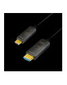 Logilink Cuf0100 - Usb 3.2 Gen 2 Typ-C Do Hdmi Kabel Przyłączeniowy Aoc (Aktywny Optyczny) 4K/60 Hz Czarny 10 M - nr 1