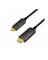 Logilink Cuf0100 - Usb 3.2 Gen 2 Typ-C Do Hdmi Kabel Przyłączeniowy Aoc (Aktywny Optyczny) 4K/60 Hz Czarny 10 M - nr 7