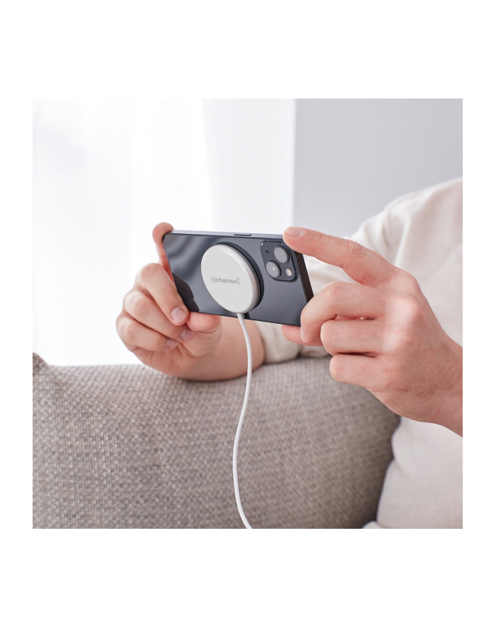 Intenso Magnetyczna ładowarka bezprzewodowa MW1 biała główny