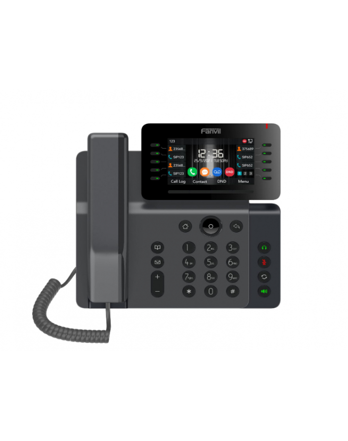 Fanvil V65 Telefon Voip Czarny 20 Linii Lcd Wi-Fi główny