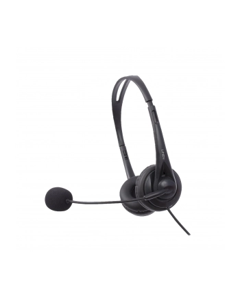 Lindy 42870 słuchawki/zestaw słuchawkowy Przewodowa Opaska na głowę Połączenia/muzyka USB Typu-A Czarny