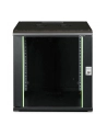 Digitus Szafa Sieciowa Wisząca Unique 19'' 12U Rack 600X600, Drzwi Szyba, Czarny, Niedzielona, Złożona, 100Kg (DN1912U66SW) - nr 20