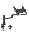 NEOMOUNTS BY NEWSTAR Laptop Desk Mount 11-17inch clamp+grommet 1 screen Black - nr 37