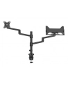 NEOMOUNTS BY NEWSTAR Laptop + Screen Desk Mount 17-27inch clamp+grommet 1 screen Black - nr 18