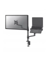 NEOMOUNTS BY NEWSTAR Laptop + Screen Desk Mount 17-27inch clamp+grommet 1 screen Black - nr 1