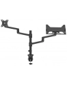 NEOMOUNTS BY NEWSTAR Laptop + Screen Desk Mount 17-27inch clamp+grommet 1 screen Black - nr 37
