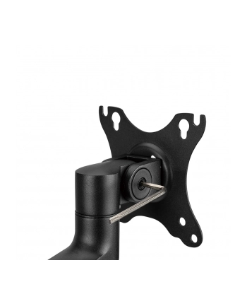 NEOMOUNTS BY NEWSTAR Screen Desk Mount 17-27inch clamp+grommet 2 screens Black nr 2
