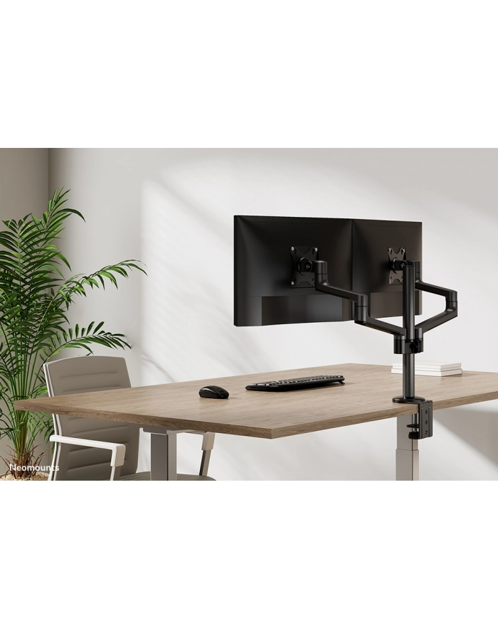 NEOMOUNTS BY NEWSTAR Screen Desk Mount 17-27inch clamp+grommet 2 screens Black główny
