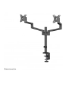 NEOMOUNTS BY NEWSTAR Screen Desk Mount 17-27inch clamp+grommet 2 screens Black - nr 34