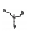 NEOMOUNTS BY NEWSTAR Screen Desk Mount 17-27inch clamp+grommet 2 screens Black - nr 9