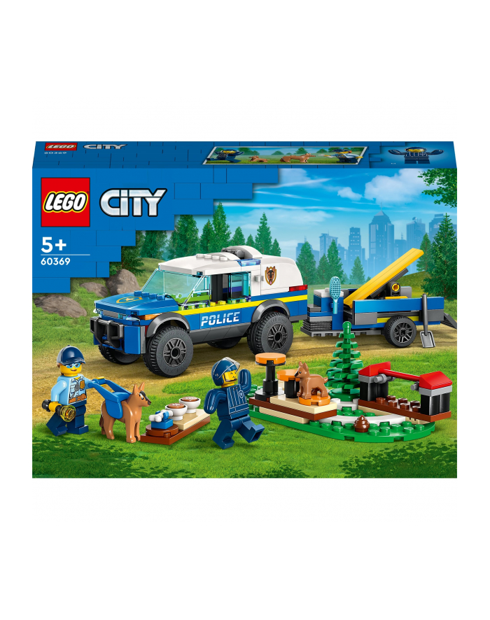 LEGO CITY 5+ Szkolenie psów polic.w terenie 60369 główny