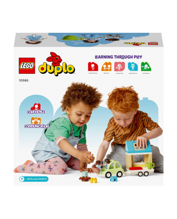 LEGO DUPLO 2+ Dom rodzinny na kółkach 10986
