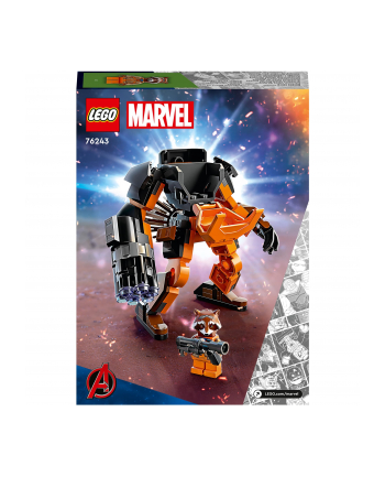 LEGO MARVEL 6+ Mechaniczna zbroja Rocketa 76243