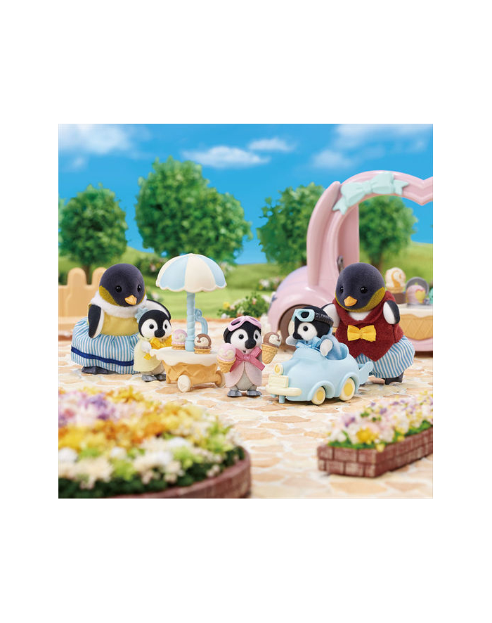 sylvanian families - epoch SYLVANIAN Pingwinki w samochodzie 05695 główny