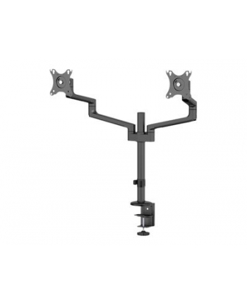 NEOMOUNTS BY NEWSTAR Screen Desk Mount 17-27inch clamp+grommet 2 screens Black