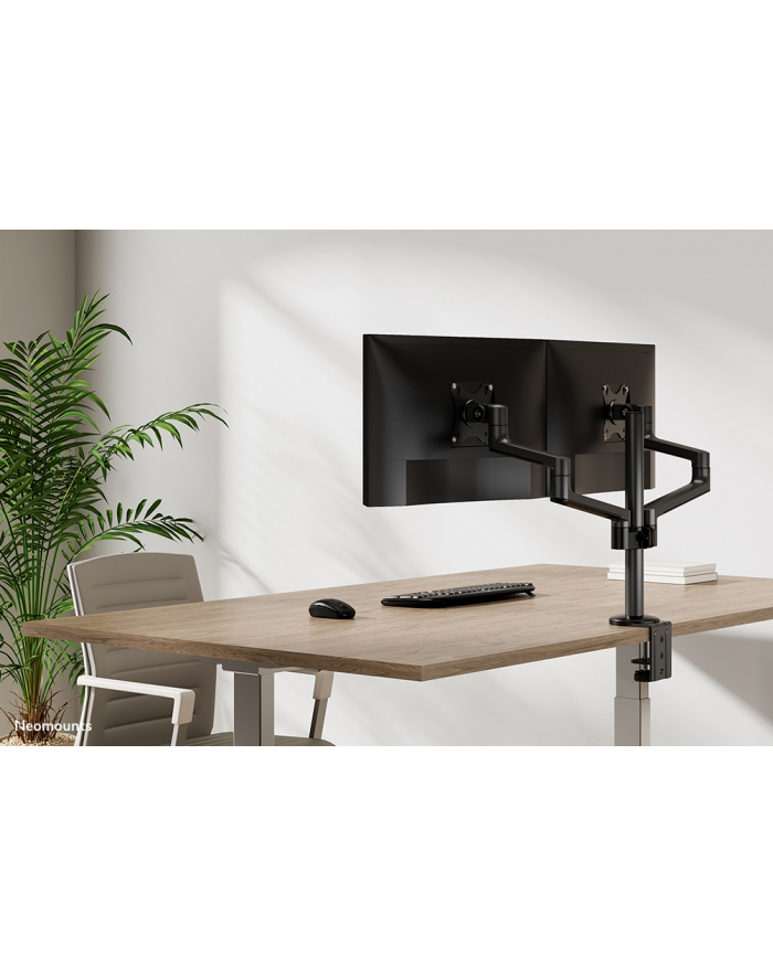 NEOMOUNTS BY NEWSTAR Screen Desk Mount 17-27inch clamp+grommet 2 screens Black główny