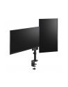 NEOMOUNTS BY NEWSTAR Screen Desk Mount 17-27inch clamp+grommet 2 screens Black - nr 24