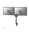 NEOMOUNTS BY NEWSTAR Screen Desk Mount 17-27inch clamp+grommet 2 screens Black - nr 30