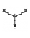 NEOMOUNTS BY NEWSTAR Screen Desk Mount 17-27inch clamp+grommet 2 screens Black - nr 41