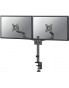 NEOMOUNTS BY NEWSTAR Screen Desk Mount 17-27inch clamp+grommet 2 screens Black - nr 42