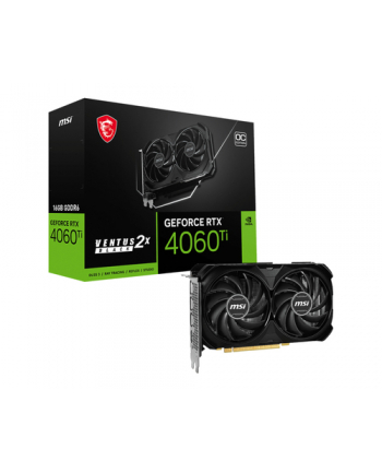 MSI GeForce RTX 4060 TI VENTUS 2X BLACK 16GB OC