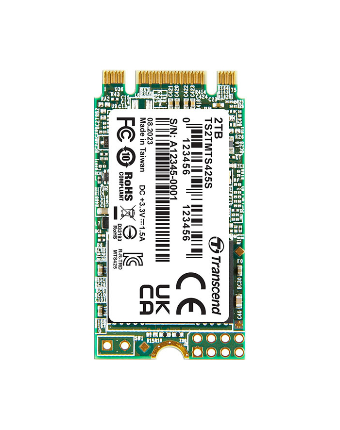 TRANSCEND 2TB M.2 2242 SSD SATA3 B+M Key TLC główny