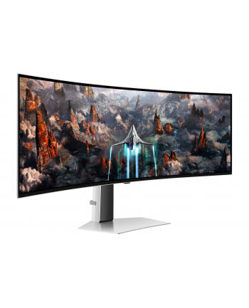 samsung Monitor 49 cali LS49CG934SUXEN OLED 5120x1440 DQHD 32:9 1xHDMI 1xmicroHDMI 1xDP 3xUSB 3.0 0,03ms(GTG) głośniki zakrzywiony HAS 240Hz Gaming 2Yd2d