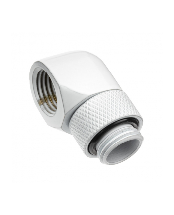 Alphacool icicle L connector czerwonyatable G1/4 AG to G1/4 IG - Kolor: BIAŁY, connection (Kolor: BIAŁY, for soft hoses (PVC, silicone, neoprene))