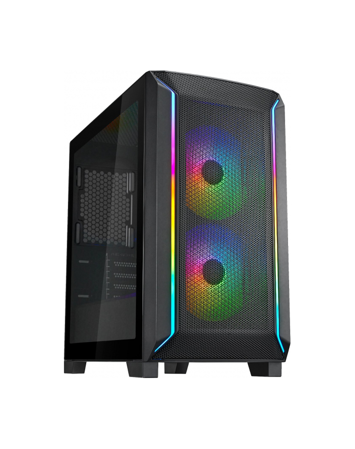 silverstone technology SilverStone SST-FA312Z-BG, Tower Case (Kolor: CZARNY, Tempered Glass) główny