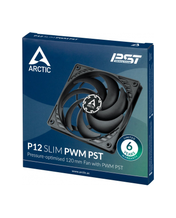 Arctic P12 Slim PWM PST 120x120x15, case fan (Kolor: CZARNY)