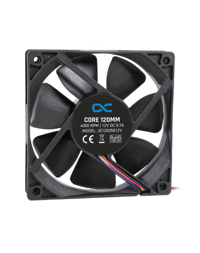 Alphacool Core 120mm fan PWM 4000rpm, case fan (Kolor: CZARNY) główny