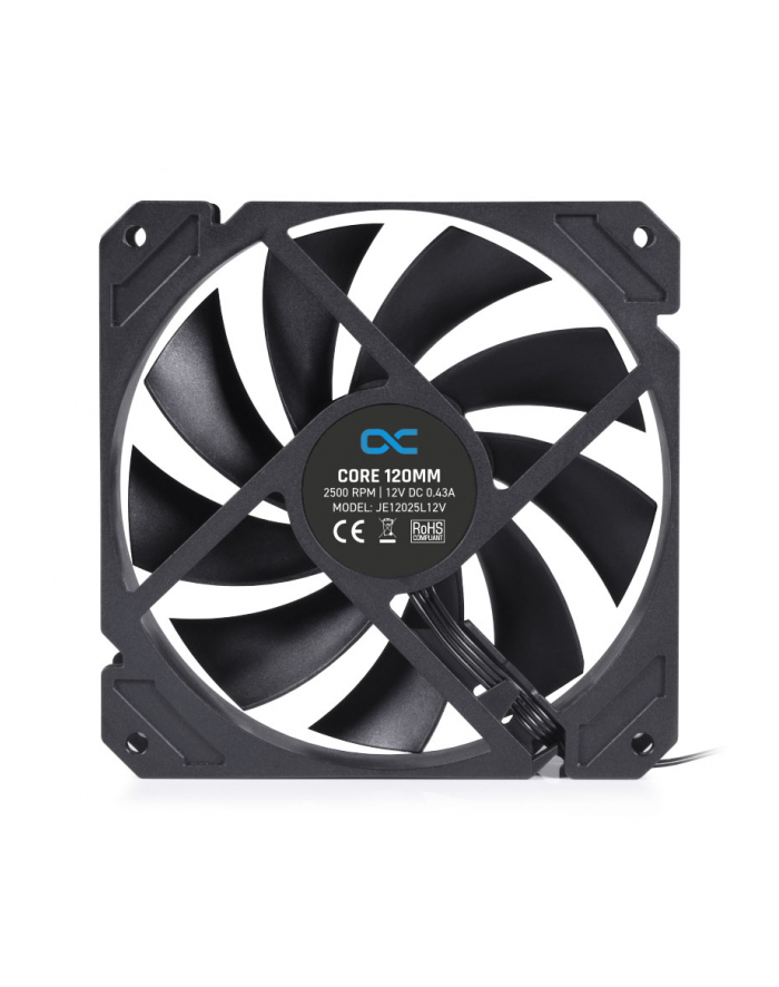 Alphacool Core 120mm fan PWM 2500rpm, case fan (Kolor: CZARNY) główny